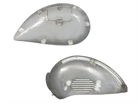 Cache latéral «paire» pour Vespa GS 150, gris