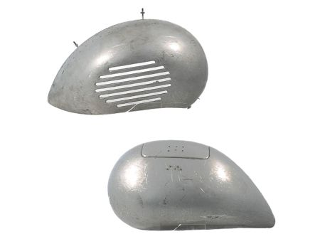 Cache latéral «paire» pour Vespa 150 VL - VB, gris Cache latéral «paire» pour Vespa 150 VL - VB, gris