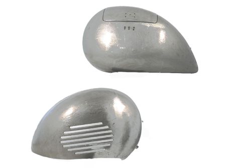 Cache latéral «paire» pour Vespa GS 150 (VS2-3T), gris Cache latéral «paire» pour Vespa GS 150 (VS2-3T), gris