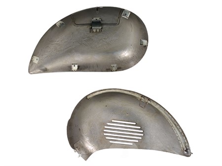 Cache latéral «paire» pour Vespa GS 150 (VS2-3T), gris