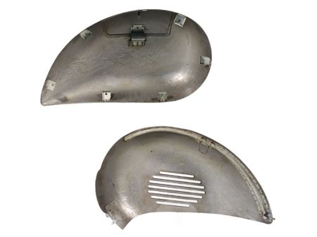 Seitendeckel «Paar» für Vespa GS 150 - 2/3 , grau