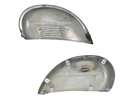 Seitendeckel «Paar» für Vespa 150 GL , grau