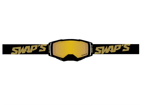 Crossbrille SWAP’S «Einheitsgrösse» schwarz / gold