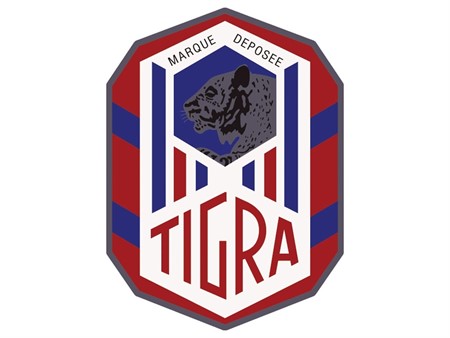 Aufkleber Tigra Wappen «42 x 57mm»