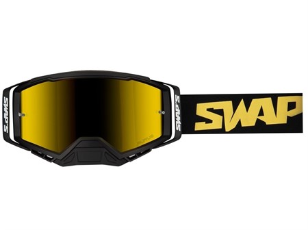 Crosshelm SET Swaps «Grösse L» S849 Blur - schwarz / gold