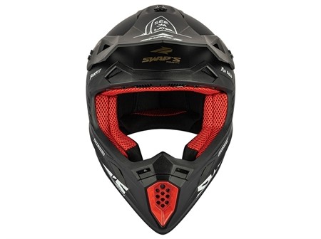 Casque cross SET Swaps « taille M » S849 Blur - noir / or