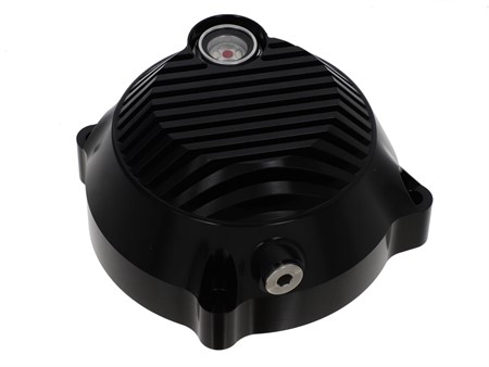 Kupplungsdeckel CNC Aluminium Schwarz Puch E50 für Seilzugstarter
