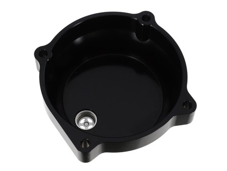 Kupplungsdeckel CNC Aluminium Schwarz Puch E50 für Seilzugstarter