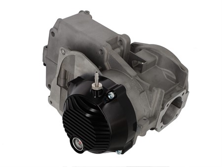 Kupplungsdeckel CNC Aluminium Schwarz Puch E50 für Seilzugstarter