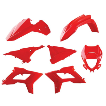 Kit plastique Polisport 8pcs, moto Beta RR 125cc 4T Kit plastique Polisport 8pcs, moto Beta RR 125cc 4T