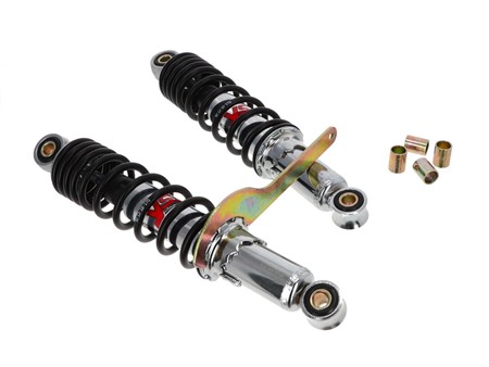 Stossdämpfer YSS PRO-X 280 mm chrom / schwarz - Mofa, universal