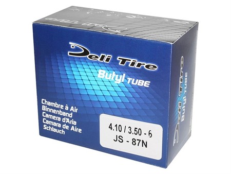 Chambre à air « Deli Tire » 3.50-6 / 4.10-6 pour pneu de brouette Chambre à air « Deli Tire » 3.50-6 / 4.10-6 pour pneu de brouette