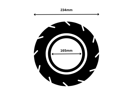 Pneu Elektroscooter 10 x 2.125 & 50/80-6.6 «Ø innen: 165mm»