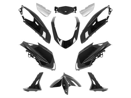 Verkleidung / Verschalung Yamaha N-Max 125cc 2015 bis 2020 «schwarz glanz» Verkleidung / Verschalung Yamaha N-Max 125cc 2015 bis 2020 «schwarz glanz»