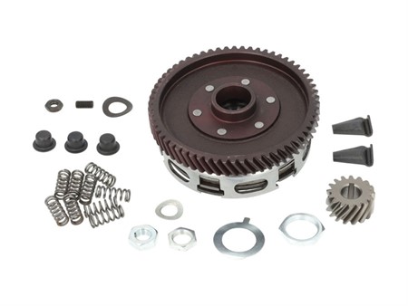 Carter bas moteur Sachs 50/4 EKF en « kit » avec sélecteur au pied & kick-starter