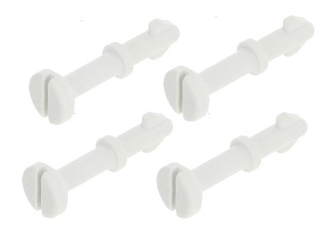 Seitenschutzschrauben Set Honda Camino weiss Seitenschutzschrauben Set Honda Camino weiss