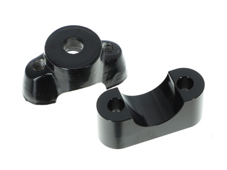 Klemmbrücken schwarz «oben & unten» Tomos Quadro, Sprint, Classic, FunSport