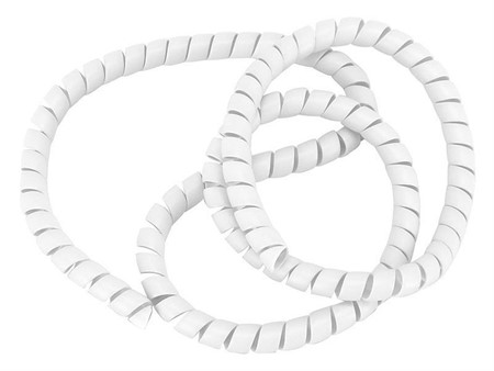 Kabelschutz / Elektrokabel-Schutzspirale für E-Scooter weiss, 110 cm