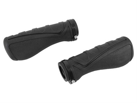 Ergonomischer Lenkergriff E-Scooter Schwarz, Silikon mit Lock-On