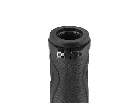 Ergonomischer Lenkergriff E-Scooter Schwarz, Silikon mit Lock-On