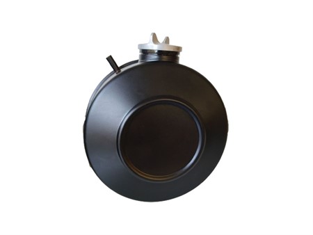 Réservoir d'essence acier noir avec fixations, Solex 3300