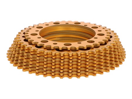 Couronne dentée AKOA «aluminium or» Puch Maxi Couronne dentée AKOA «aluminium or» Puch Maxi