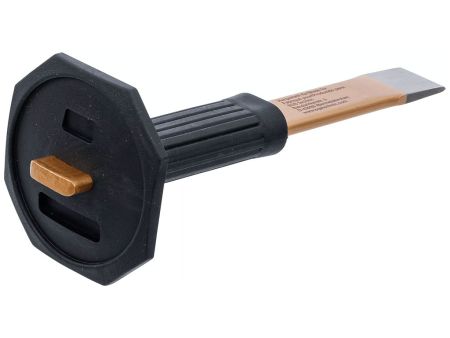 Burin ciseaux avec manche de protection 235 / 26 mm