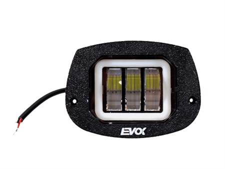 Scheinwerfer-Einsatz 3 LED eckig «inkl. Gleichrichter» Piaggio Ciao P - PV - PX