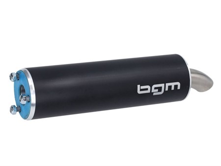 Pot d'échappement BGM compétition silencieux noir, vélomoteurs Puch Sport