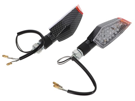 Blinkerset carbon look eckig 12V LED Blinkerset carbon look eckig 12V LED