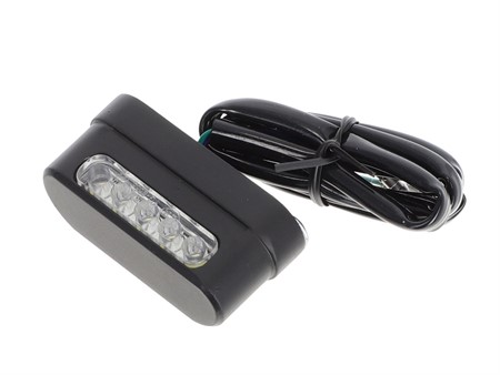 Nummernschildbeleuchtung Metall LED schwarz matt «E24» Nummernschildbeleuchtung Metall LED schwarz matt «E24»