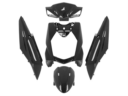 Verkleidung / Verschalung SYM 50 Orbit 3 «5-teilig» glänzend schwarz
