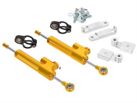 Stossdämpfer vorne, Aluminium, einstellbar, Piaggio Ciao «Zusatzstossdämpfer»