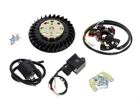 Zündung HPI zu elektro Gehäuse Piaggio Ciao, Bravo, Si, Boxer mit Lichtspule