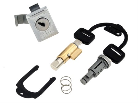 Serrure ZADI pour "TopCase -Selle" avec clés, scooter Vespa PX 125-150-200cc