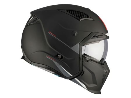 Trial Helm MT Streetfighter SV «schwarz Matt» Gr. XS