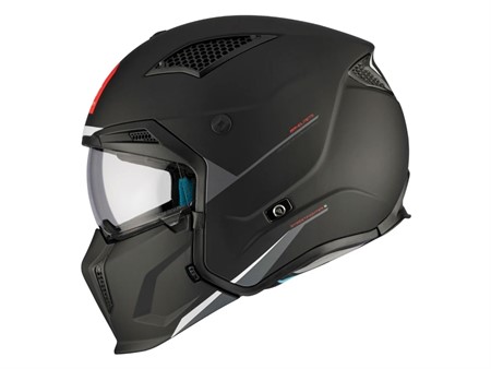 Trial Helm MT Streetfighter SV «schwarz Matt» Gr. M