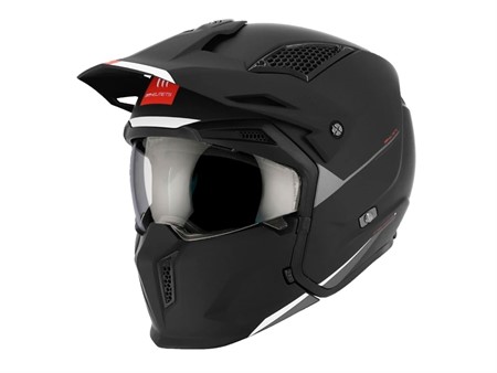 Trial Helm MT Streetfighter SV «schwarz Matt» Gr. L