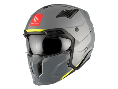 Trial Helm MT Streetfighter SV «grau glänzend» Gr. XS