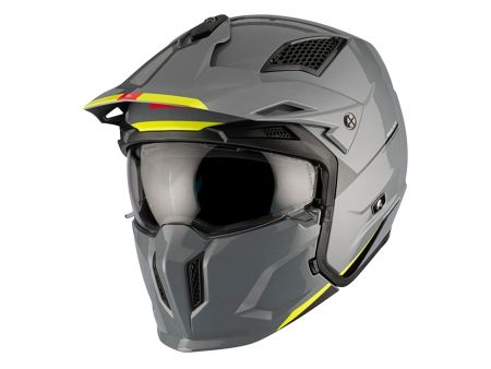 Casque Trial MT Streetfighter SV « gris brillant » taille S