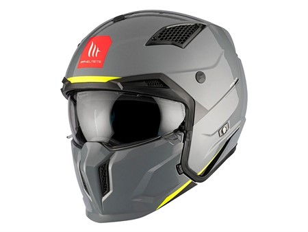 Trial Helm MT Streetfighter SV «grau glänzend» Gr. S