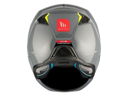 Casque Trial MT Streetfighter SV « gris brillant » taille S