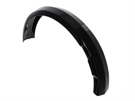 Hinterschutzblech Puch Maxi N, schwarz «lackiert» mit Vertiefung