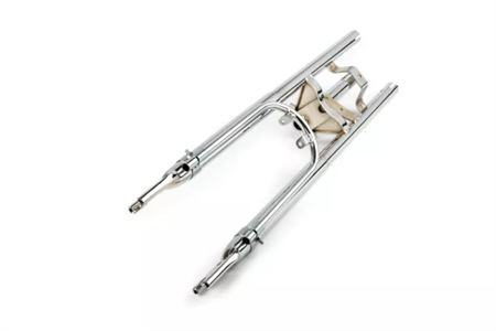 Fourche chromée type roue 17", vélomoteurs Peugeot 103 MVL