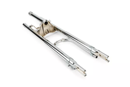 Fourche chromée type roue 17", vélomoteurs Peugeot 103 MVL