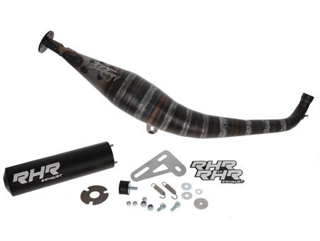Pot d'échappement RHR «AK-47» Ø 27mm DEPS, vélomoteurs Piaggio Ciao/SI Pot d'échappement RHR «AK-47» Ø 27mm DEPS, vélomoteurs Piaggio Ciao/SI