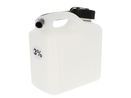 Aufkleber 3% «63mm» Kanister, Kanne, Fass, universal