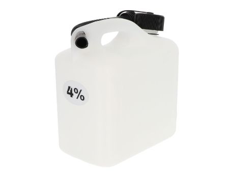 Aufkleber 4% «63mm» Kanister, Kanne, Fass, universal