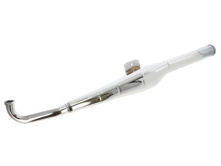 Pot d'échappement Bullet Sport chrome, vélomoteurs Puch Maxi / X30