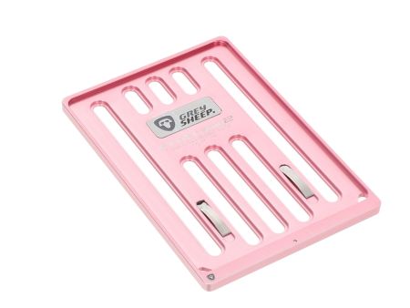 Support de plaque d'immatriculation CNC rose pour cyclomoteur l 100 % Swiss Made «changement rapide» Support de plaque d'immatriculation CNC rose pour cyclomoteur l 100 % Swiss Made «changement rapide»